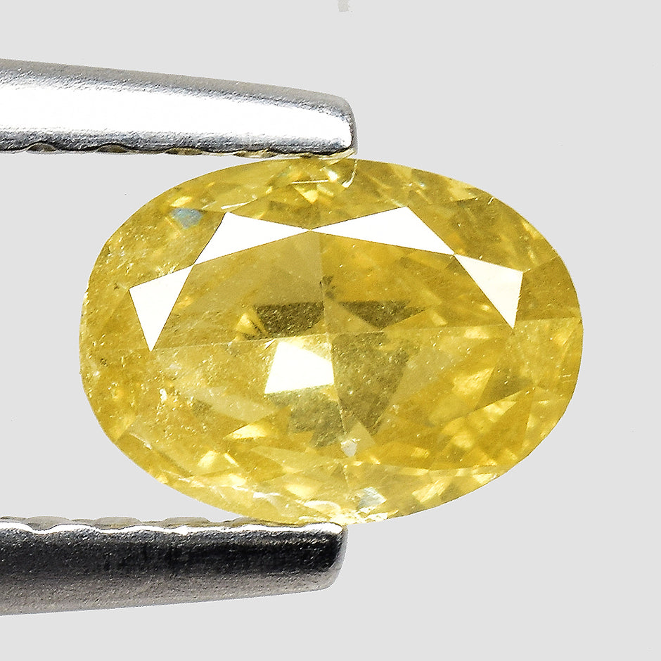 Shops 0.62cts Brownish Yellow Cushion Natural Loose Diamond 